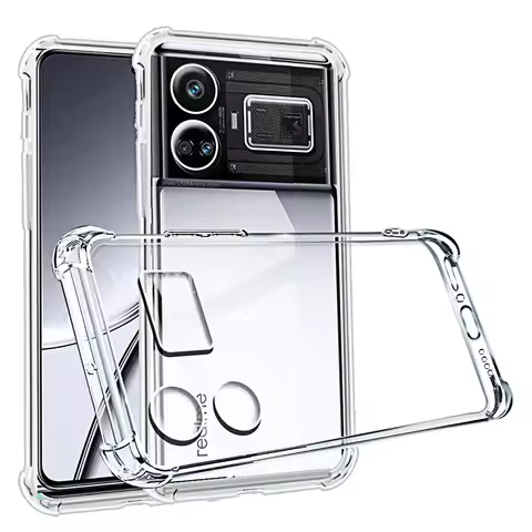 Shockproof Phone Case for Oppo Realme GT5 240W Neo 5 Transparent Clear Silicone Soft TPU GT3 GTNEO 5