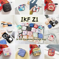 READY STOCK For IKF Z1 In-Ear Earphone Fresh Cartoon Series Multifunctional Charger Storage Bag