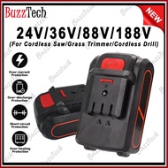 BuzzTech 24V/36V/88V/188V/288V BATTERY ONLY Electric Cordless Chainsaw Grass Trimmer Cordless Drill 