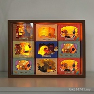My My Mystery Box Man Storage Box Pendulum Highlight Gift Box Three-Dimensional Photo Frame Display 