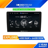 SOUNDSTREAM ANZUO EXPLORE 360 Cam Supported, DSP, 4G SIM Android Car Player - 9"/10" (4+64GB)