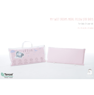 Iflin Baby - หมอนหนุน + ปลอก (หายใจผ่านได้) สำหรับ เด็กแรกเกิด (0-1 ขวบ) - Breathable Baby Pillow (0
