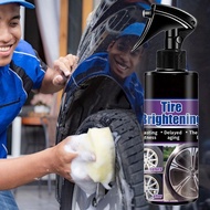 Tire Shine Spray 100ml Tire Dressing Protector Auto Tire UV Protection Coating Agent and Maintenance Spray Repels Dirt/Water Coating Agent For Car Detailing haoyissg