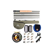 M MAXIMUMCATCH Maxcatch Alltime Travel Fly Rod - 9ft 8-Piece Compact Fly Rod with Cordura Tube (Avai