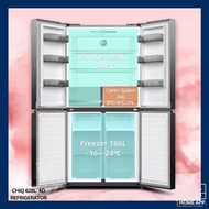 CHiQ 628L No-frost Multi Temp Zone Dreamy Color Inverter Powerful Cooling Cross door Refrigerator CC