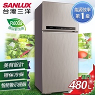 【SANLUX 台灣三洋】480L雙門直流變頻冰箱 SR-C480BV1A 含原廠配送及基本安裝