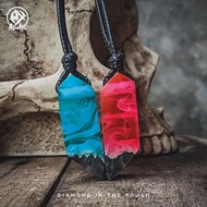 Ascetic Glow In The Dark Couple Resin Necklace 162