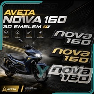 EMBLEM AVETA NOVA160 NOVA 160 3D LOGO EMBLEM STICKER ACCESSORIES ACCESSORY MODIFIED MODIFY