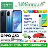 OPPO A53 RAM 4/64 GB GARANSI RESMI OPPO INDONESIA - hitam bonus, 4/64 GB