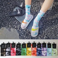 Fast Shipping Fashion100% Cotton Mid-tube Men's and Women's Long-tube Versatile Sports Breathable Basketball Socks