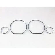 Chrome Dashboard Gauge Ring Set For VW Golf Jetta Vento MK3 / Golf MK4 Cabrio 1998-2002 / Polo MK4/6
