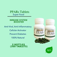 PPARs Tablets 150 Set of 2, Super Food, Natural source of PPARs agonist, Anti-Inflammation, Anti-Can