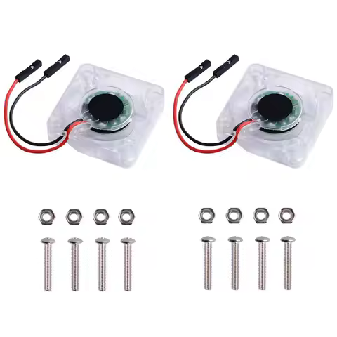 2PCS 30x30x7mm Cooling Fan for Raspberry Pi - 3007 Brushless CPU Fan 5V for Pi 4 Model B 3 B+ 2 1 B+