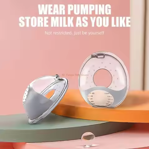 96GC 2x Breastmilk Saver Reusable Breast Shells Nursing Cup for Collect Breast Milk
