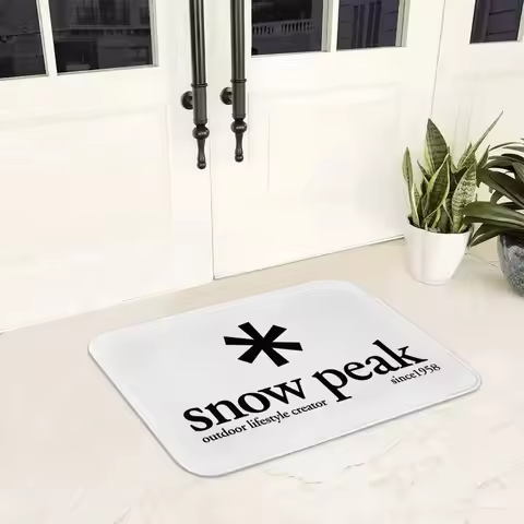 VIKAMA Luxury Snow Peak Doormat, Non-Slip Entryway Rug, Soft Carpet For Kitchen, Bedroom, And Home F