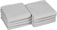 MUJI 83345471 Long Pile Weave Towel, Light Gray, Set of 4, 13.4 x 43.3 inches (34 x 110 cm), Organic