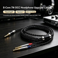Black Jelly Taiwan 7N Litz OCC Headphone Replace Upgrade Cable for Hifiman Sundara Ananda HE6se HE40