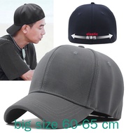Full Closed Back Wear Big Size Snapback Hat Male Hiphop Flat Cap Men Plus Size Fitted Baseball Cap 5