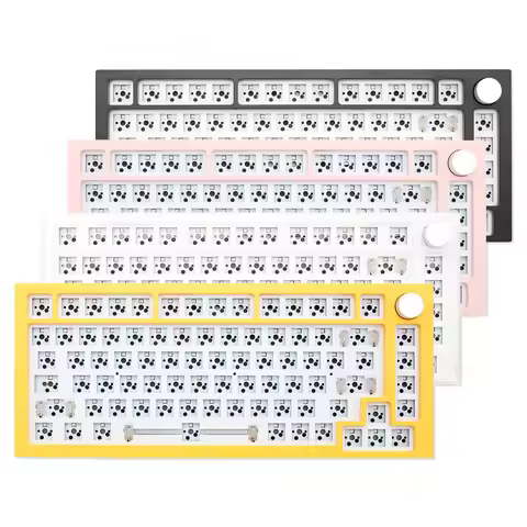 NextTime X75 75% Gasket Mechanical Keyboard kit PCB Hot Swappable Switch Lighting effects RGB switch