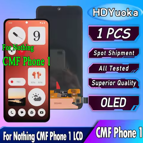 6.67" OLED For Nothing CMF Phone 1 LCD Display Screen Touch Digitizer Assembly Replacement Repair