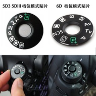 Suitable for Canon 5D3 5D4 6D 6D2 7D2 70D 80D SLR Camera Dial Gear Cover Patch Accessories
