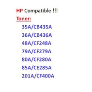 Compatible 17A/CF217A/35A/CB435A/36A/CB436A/48A/CF248A/78A/CE278A/79A/CF279A/83A/CF283A/85A/CE285A H