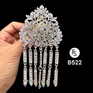 Luxury Silver Dangle Kebaya Brooch B522 B649