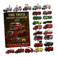 WOOWOOZ Fire Truck Christmas Advent Calendar 24 Days Surprise Advent Calender For Kid