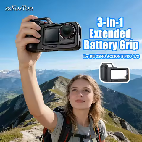 For DJI OSMO ACTION 5 PRO/4/3 Street Photography Grip Quick Release Protector Frame For DJI OSMO ACT
