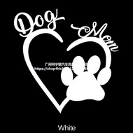 Cute Dog Mom Dog Footprint Fashion Car Personalized Sticker Scratch Cover Sticker Decorative Sticker