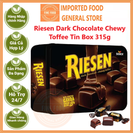 Hộp quà kẹo sô-cô-la Riesen Dark Chocolate Chewy Toffee 315g