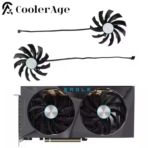 Video Card Fan For Gigabyte GeForce RTX 3060 3060Ti EAGLE OC 95MM PLD10010S12H RTX3060 RTX3060Ti Gra