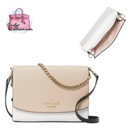 (STOCK CHECK REQUIRED)KATE SPADE CARSON CONVERTIBLE CROSSBODY IN WARM BEIGE (WKR00119)