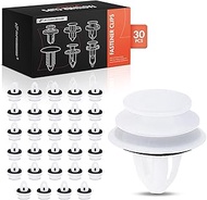 A-Premium 30PCS Nylon Retainer Clip Fasteners Compatible with BMW 328i, 330i, 335i, 340i, X5, 528i, 