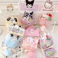 Cartoon Melody Kuromi Kt Cat Plush Doll Creative Flower Bouquet Valentine Christmas Graduation Birth
