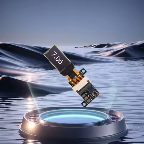 Mini OLED Digital Voltmeter Ultra Thin 0.5 Inch Frequency Voltage Monitor DC 0-30V OLED LCD Display 