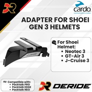 Cardo Adaptor Gen 3 for Shoei Helmet Neotec3 GT-Air3 J-Cruise3 Packtalk Pro Edge Neo