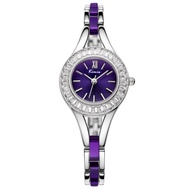 Kimio นาฬิกาข้อมือผู้หญิง สีม่วง/เงิน สาย Alloy รุ่น KW6025