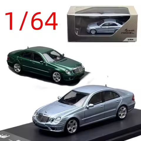 KINGMODEL Diecast 1/64 Scale Mercedes Ben E63 AMG W211 Sedan Car Model Alloy Ben AMG Play Vehicles M