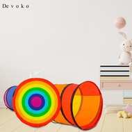 [Cuticate1] Play Tunnel for Kids Dogs Tunnel Multicolored Game Crawling Tunnel Play Tunnel for Dog C