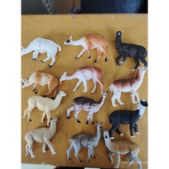 Hot-selling Grass Mud Horse Alpaca Simulation Animal Model Male Alpaca Doll Children's Toys Wild Ani