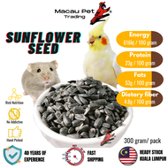 MPT Sunflower Seed Parrot Kuaci Hamster Sunflower Seed Bird Food Bird Seed Makanan Parrot Food Makan