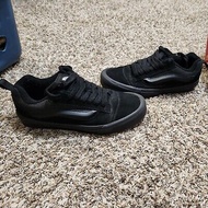 [ SEPATU PREMIUM ] - PROMO COD!! SEPATU VANS KNU SKOOL FULLBLACK HITAM POLOS SNEAKERS FOR MEN AND WO