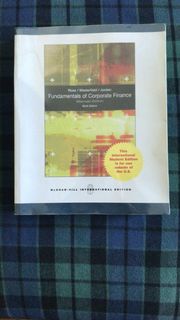Fundamentals of Corporate Finance