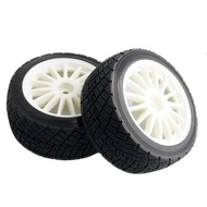 4Pcs 2.2 Inch Wheel Hub & 80mm Tire Fit 1/10 HPI WR8 Flux Rally 3.0 110697 94177 RC Car
