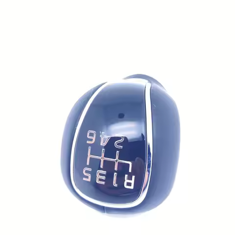 Original Leather Manual Stick Gear Shift Knob Lever Shifter 6 Speed For Hyundai Creta IX25 Kia Forte