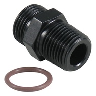 Male Adapter Fitting Black ORB-6 ORB-10 ORB-10 O-ring Boss to AN6 6AN AN8 8AN AN1010AN 6061-T6 alumi