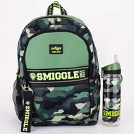 [NEW] Smiggle NEW Style Children's School Bag, Australia smiggle Large Capacity Student Camouflage Travel Bag