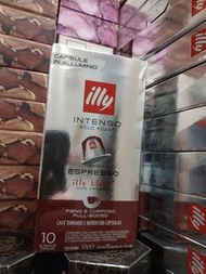 $100／3盒，$300／10盒。意利（Illy）意式濃縮咖啡膠囊，風味為「Intenso - 深烘焙」。 
相容性：適用於Nespresso Original 系列咖啡機，但與Nespresso 品