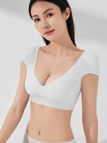 Share Queen Integrated Straight Angle Shoulder Bra Slimming Pad Narrow Shoulder Must Have Deep V Lad